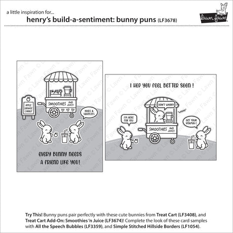 Lawn Fawn Hery's Build-a-Sentiment: Bunny Puns