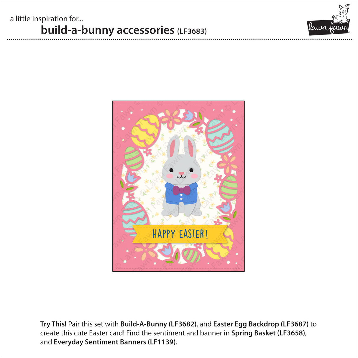 Lawn Fawn Build-a-Bunny Accessories