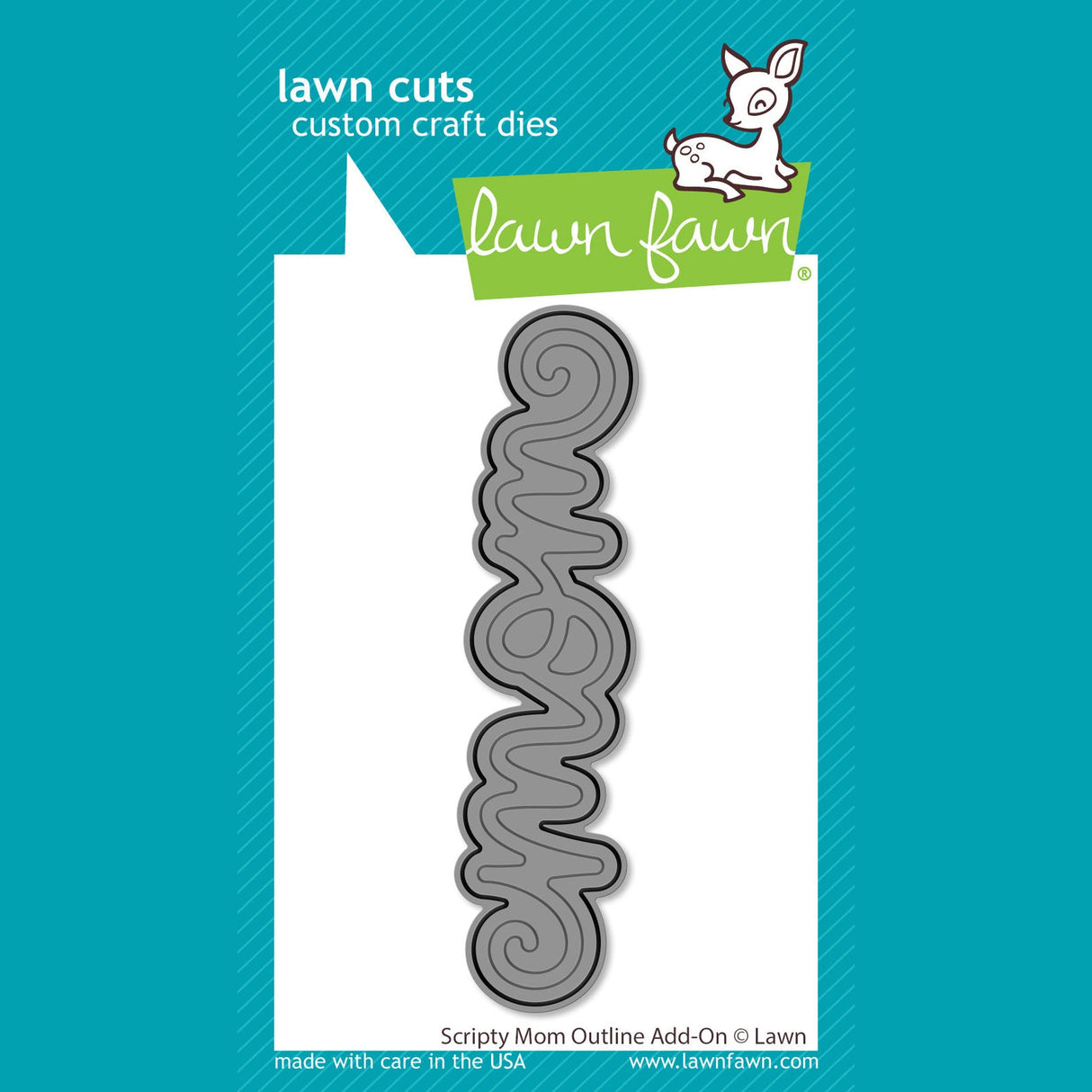 Lawn Fawn Scripty Mom Outline Add-on