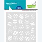 Lawn Fawn Easter Egg Background Stencils