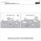 Lawn Fawn capybaras! add-on stamp