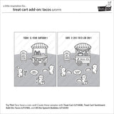 Lawn Fawn treat cart add-on: tacos stamp