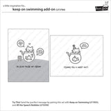 Lawn Fawn keep on swimming add-on stamp
