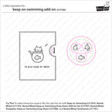 Lawn Fawn keep on swimming add-on stamp