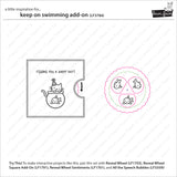 Lawn Fawn keep on swimming add-on stamp