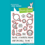 Lawn Fawn shello, friend lawn cuts