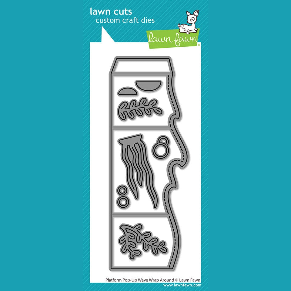 Lawn Fawn platform pop-up wave wrap around