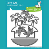 Lawn Fawn platform pop-up palm tree inserts