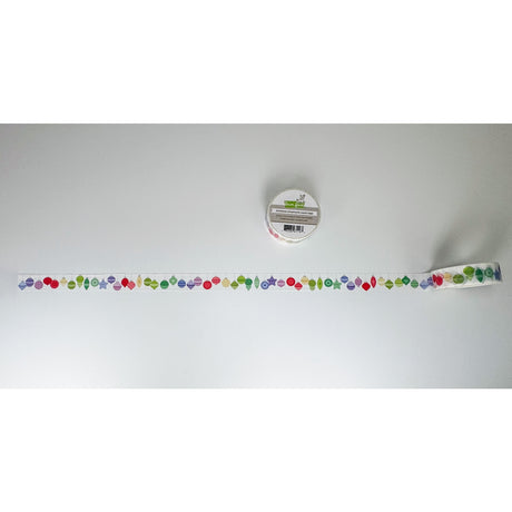 Lawn Fawn christmas ornaments washi tape