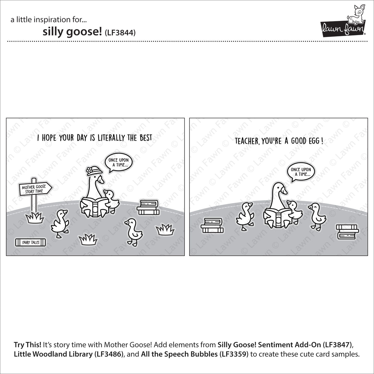 Lawn Fawn silly goose! Stamp