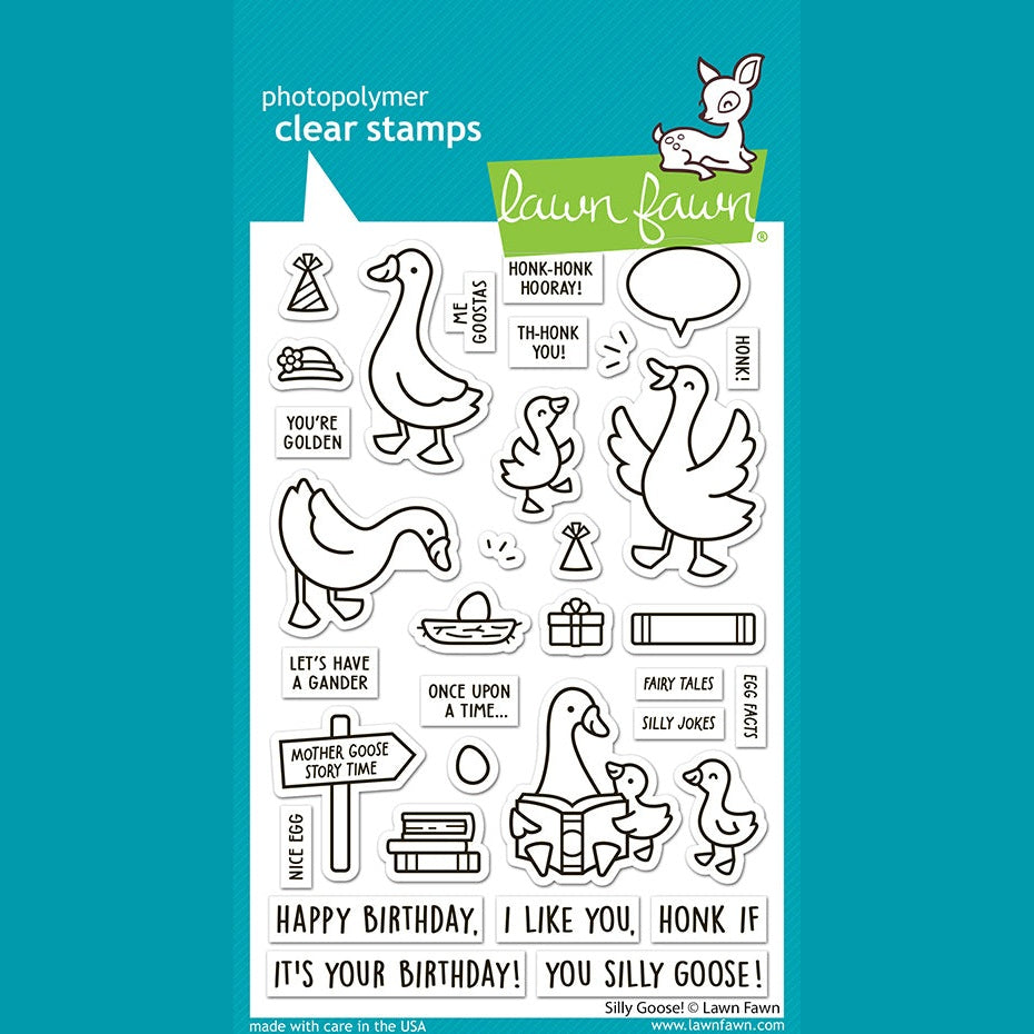 Lawn Fawn silly goose! Stamp