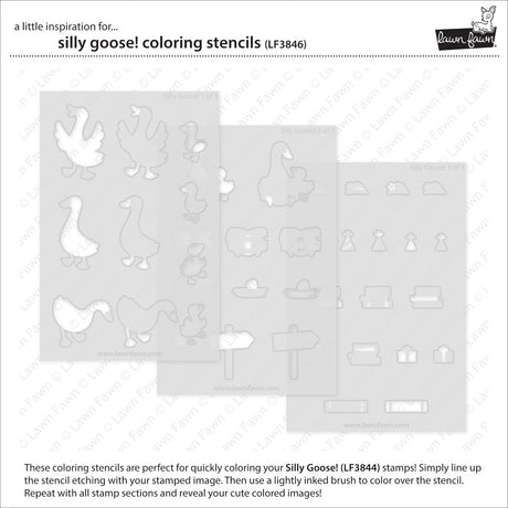 Lawn Fawn halloween mice coloring stencils