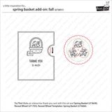 Lawn Fawn spring basket add-on: fall Stamp