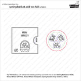Lawn Fawn spring basket add-on: fall Stamp