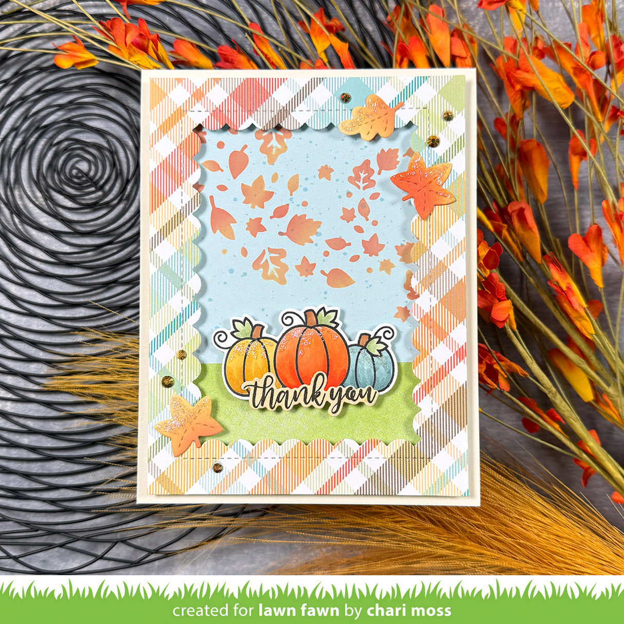 Lawn Fawn pick of the patch add-on Stamp