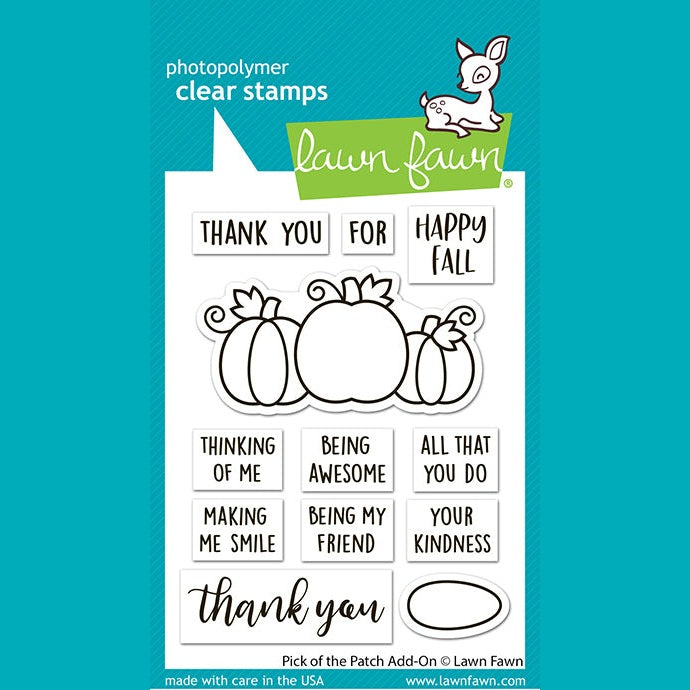 Lawn Fawn pick of the patch add-on Stamp
