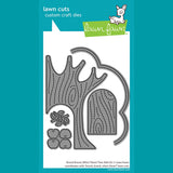 Lawn Fawn knock knock, who's there? tree add-on