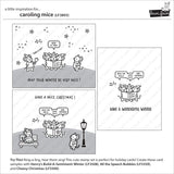 Lawn Fawn caroling mice