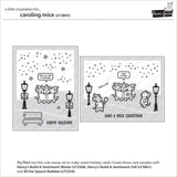 Lawn Fawn caroling mice