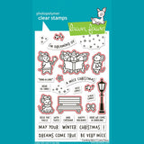 Lawn Fawn caroling mice lawn cuts