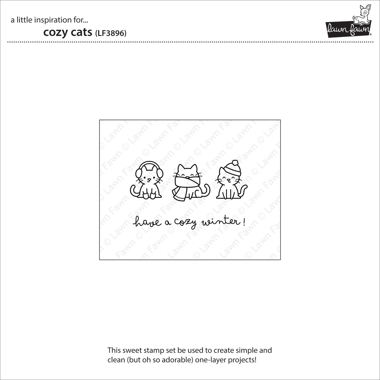 Lawn Fawn cozy cats