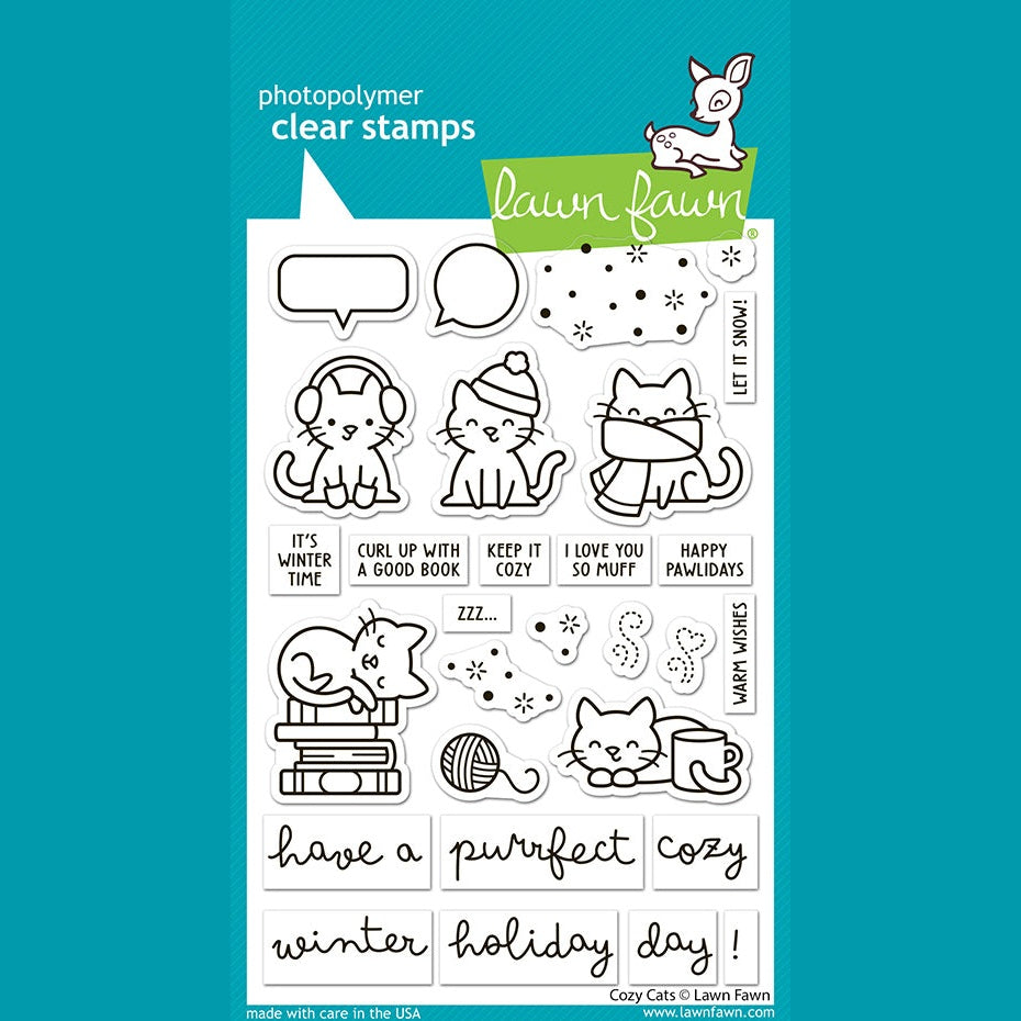 Lawn Fawn cozy cats