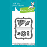 Lawn Fawn center picture window card holiday add-on