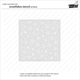 Lawn Fawn snowflakes stencil