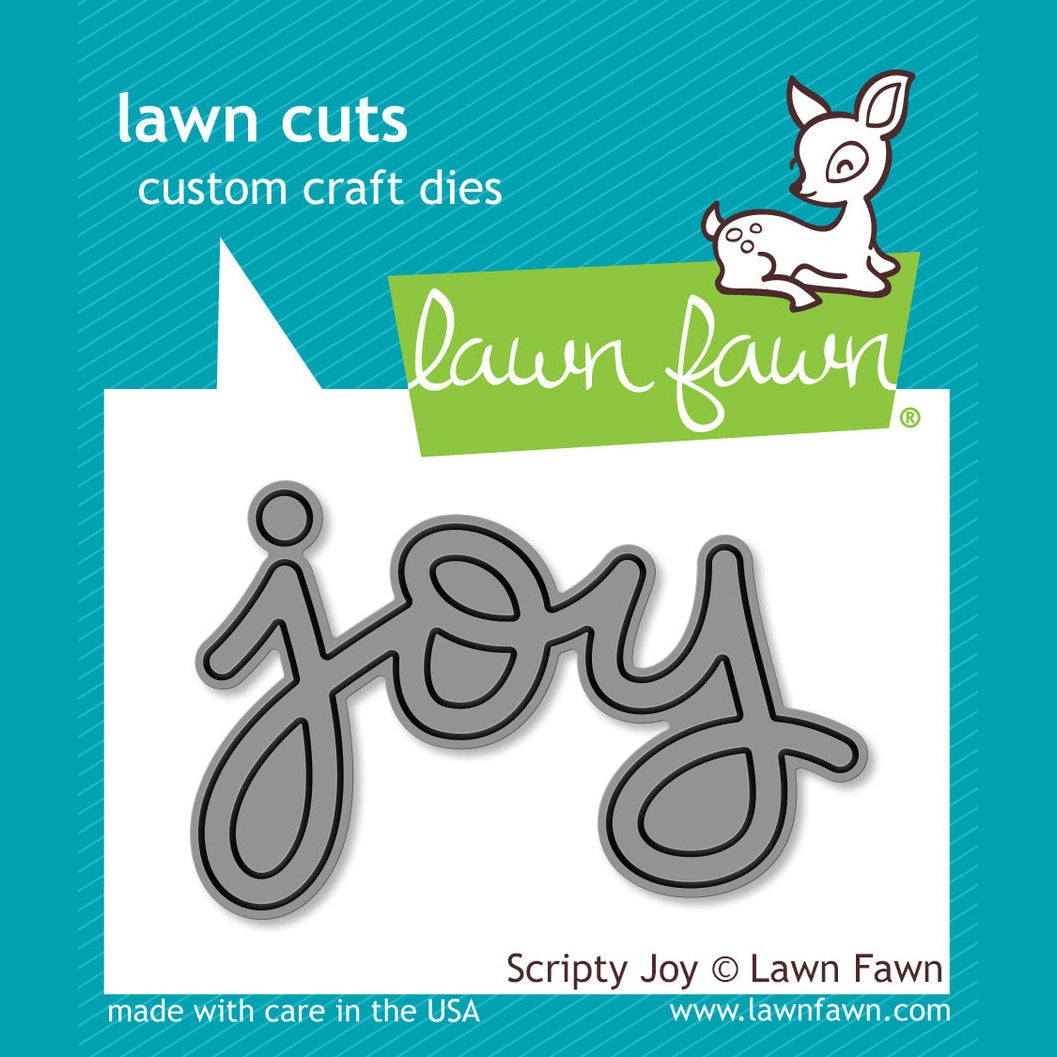 Lawn Fawn Scripty Joy Die