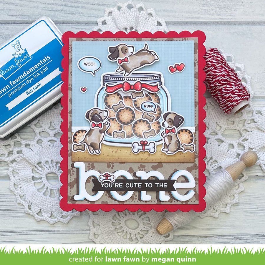 Lawn Fawn How You Bean? Mint Add-On Stamp & Die Bundle