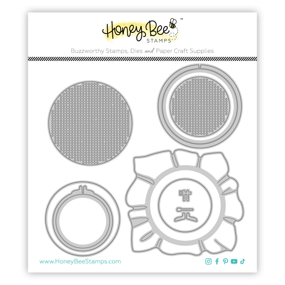 Honey Bee Stamps Lovely Layers: Circle Embroidery Hoop - Honey Cuts