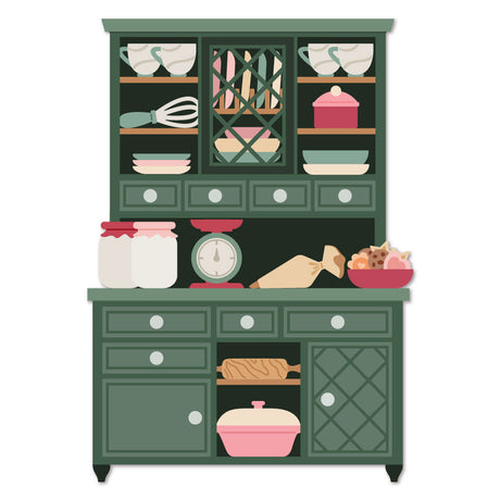 Honey Bee Lovely Layers: Hoosier Cabinet - Baking Add-on - Honey Cuts