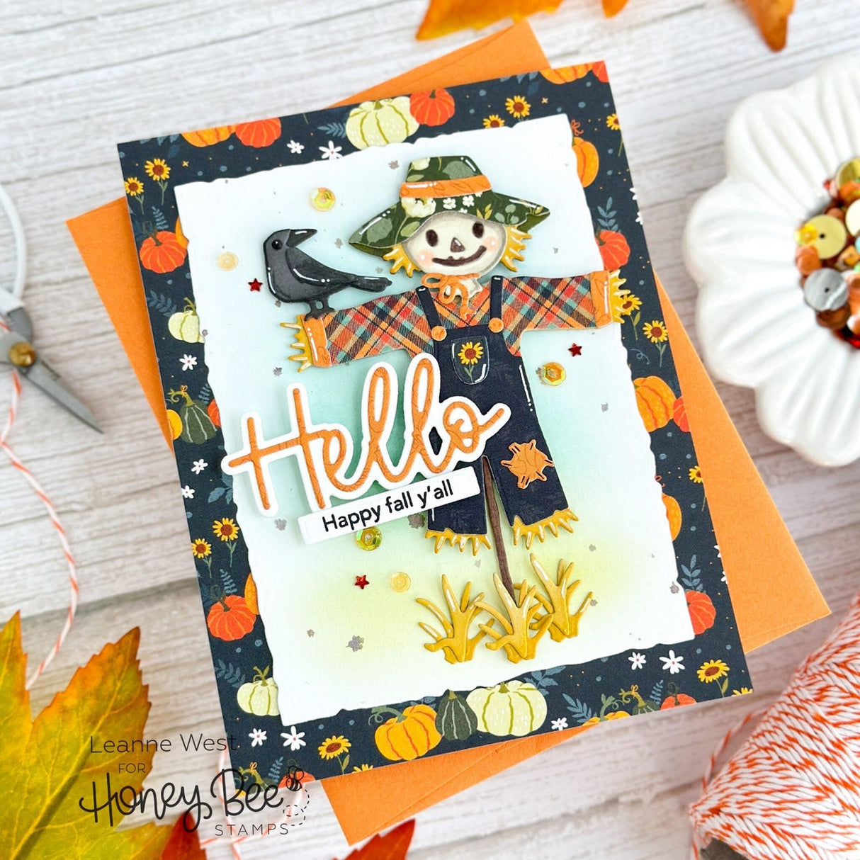 Honey Bee Fall is in the Air Paper Pad