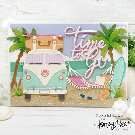 Honey Bee Stamps Lovely Layers: Beach Bound - Honey Cut