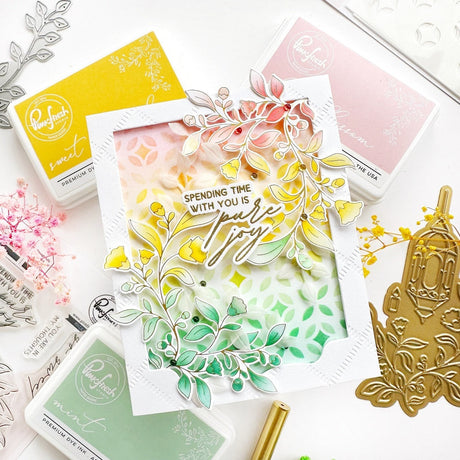 Pinkfresh Studio Geometric Tile Stencil