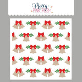 Pretty Pink Posh Layered Christmas Bells Stencils (3 layer)