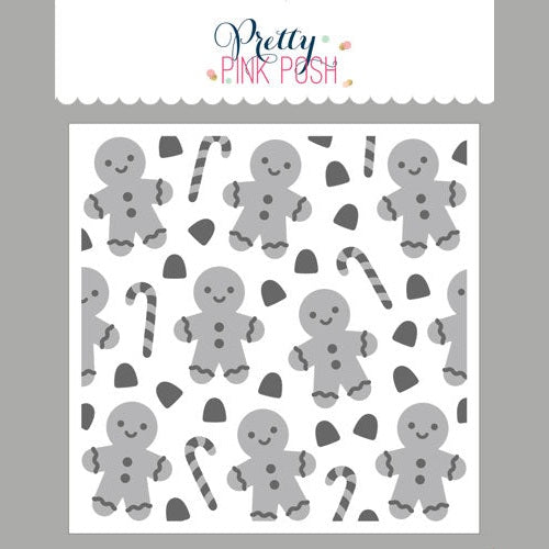 Pretty Pink Posh Layered Gingerbread Stencils (2 layer)