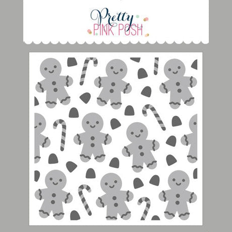 Pretty Pink Posh Layered Gingerbread Stencils (2 layer)