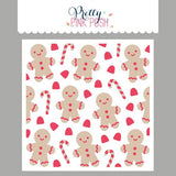 Pretty Pink Posh Layered Gingerbread Stencils (2 layer)