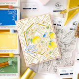 Pinkfresh Studio Heart of Gold Stamp, Die & Stencil Bundle