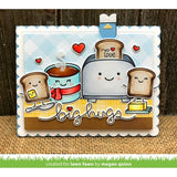 Lawn Fawn Let's Toast Pull Tab Add-on Die Set