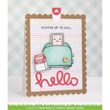 Lawn Fawn Let's Toast Pull Tab Add-on Die Set