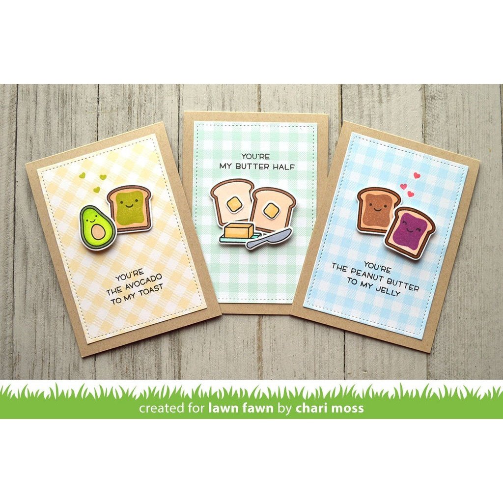 Lawn Fawn Let's Toast Stamp and Die Set Bundle