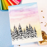 Spellbinders Seasons Greetings Evergreens Press Plate & Die Set - More BetterPress Christmas Collection