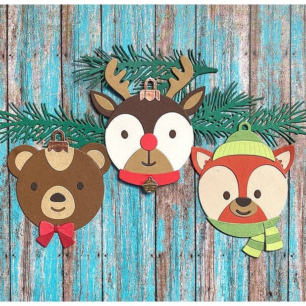 Spellbinders Whimsical Winter Critters Etched Dies - Merry Mug & Circle Delights Collection - Nichol Spohr