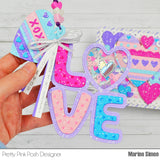 Pretty Pink Posh Love Word Shaker