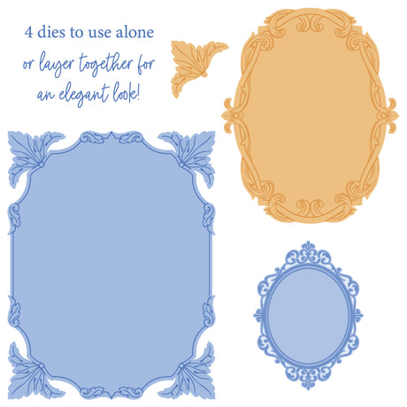 Honey Bee Stamps Antique Layering Frames Honey Cuts
