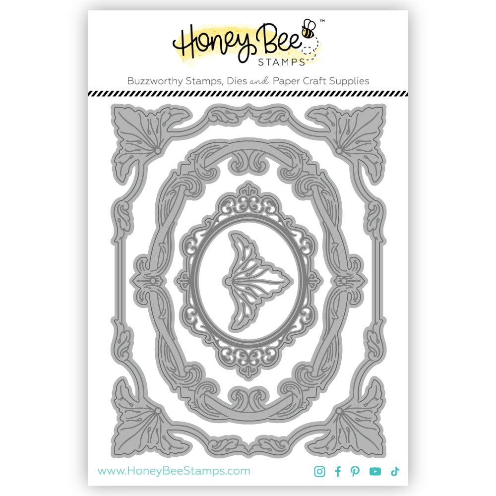 Honey Bee Stamps Antique Layering Frames Honey Cuts