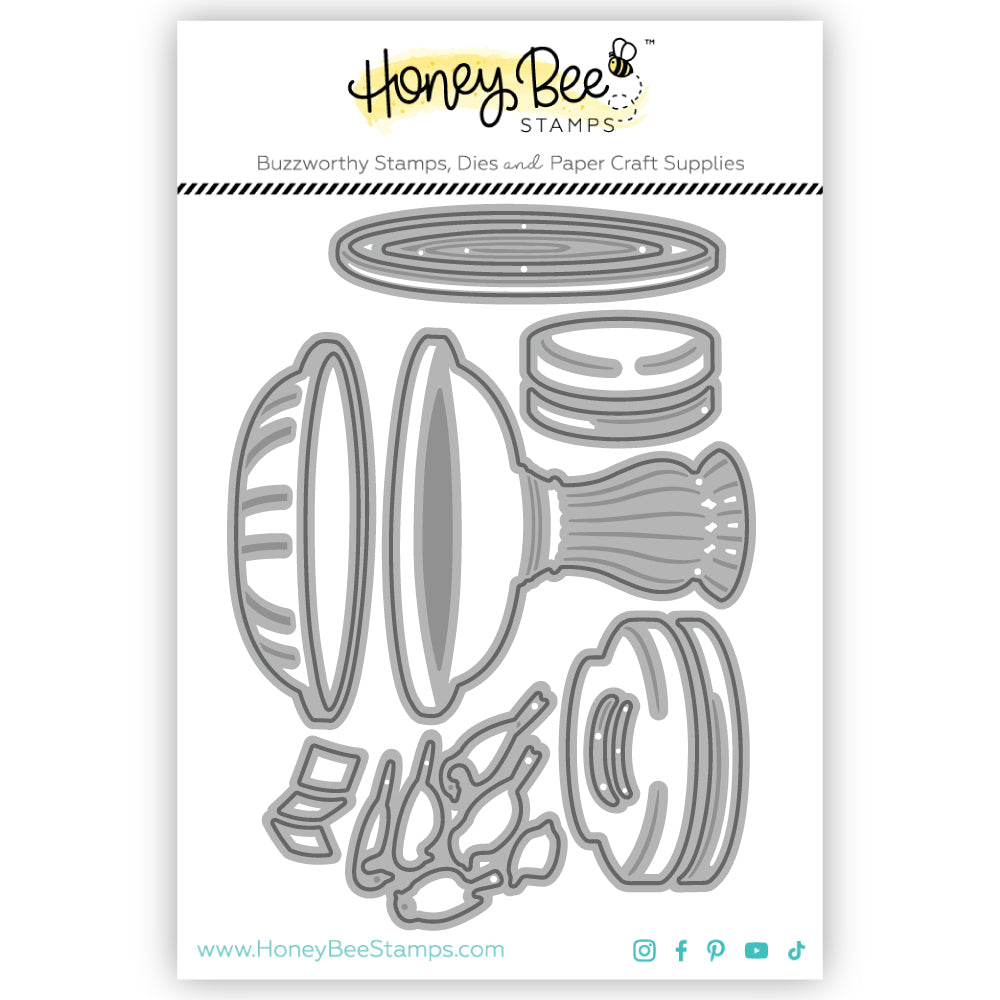 Honey Bee Stamps Lovely Layers: Bird Bath Honey Cuts