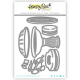Honey Bee Stamps Lovely Layers: Bird Bath Honey Cuts